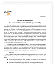 Queremos Sol (We Want Sun): New Governance for Environmental and Energy Sustainability